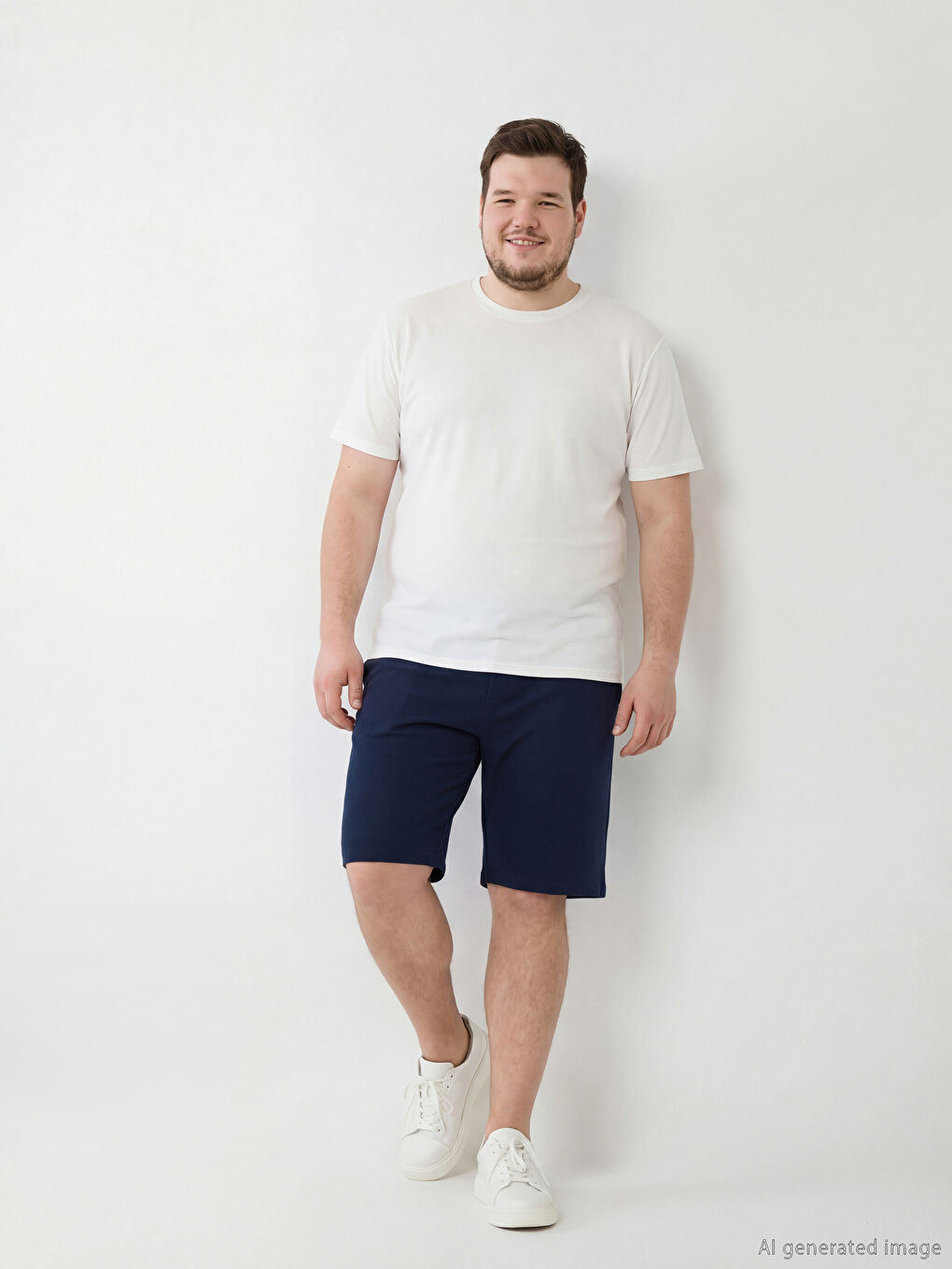 Lacivert  Regular Fit Erkek Şort-1