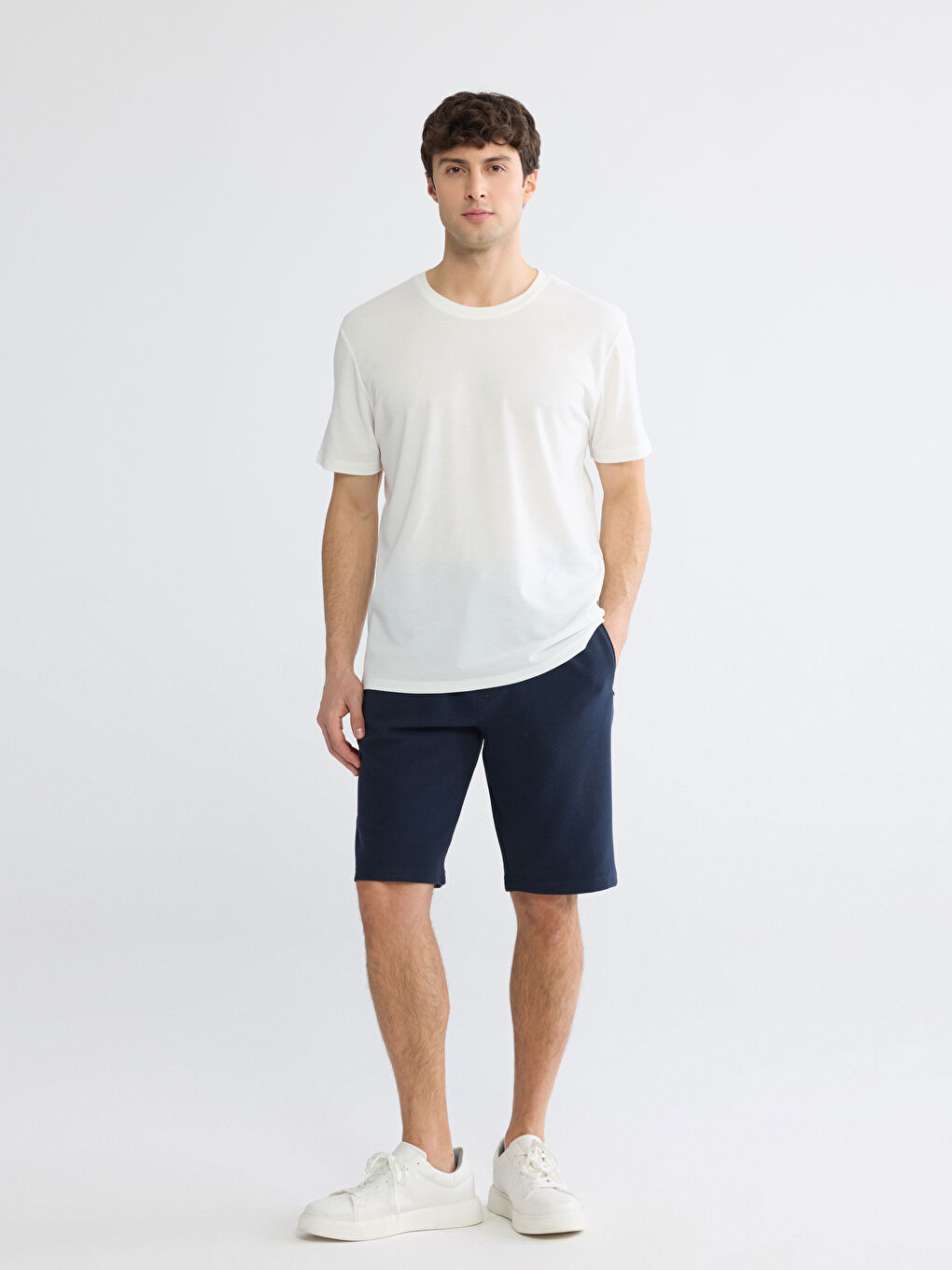 Lacivert  Regular Fit Erkek Şort