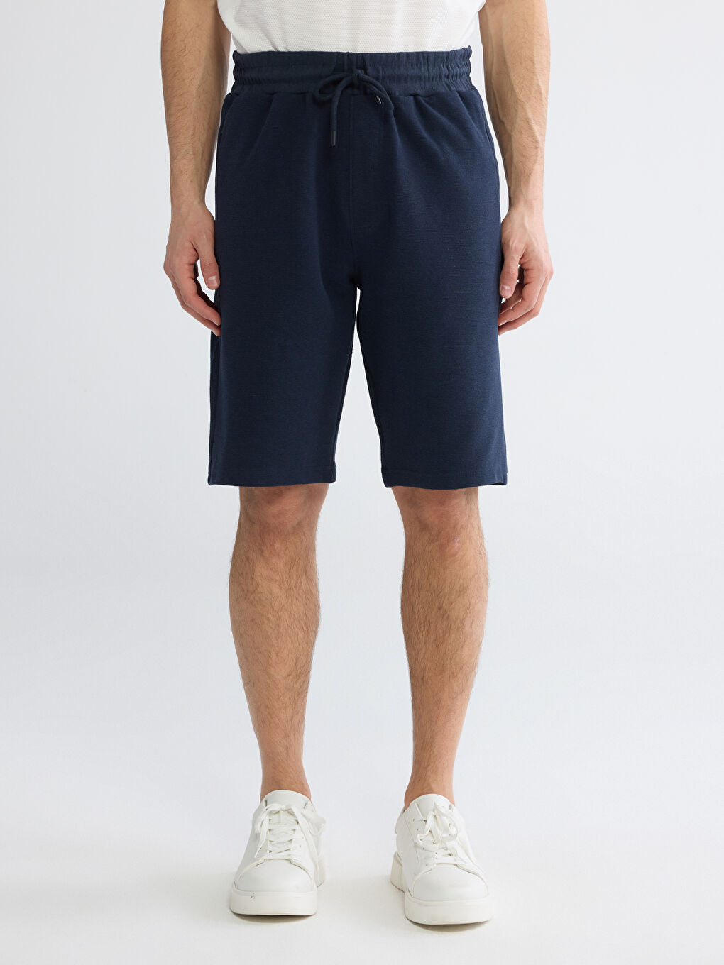 Lacivert  Regular Fit Erkek Şort-2