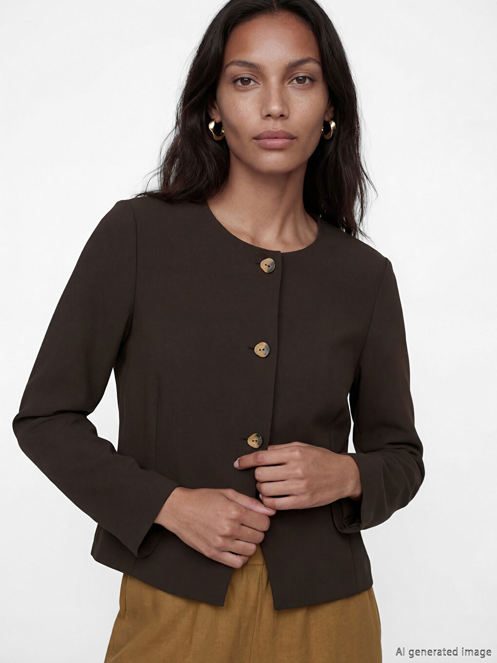 Woman BROWN Jacket