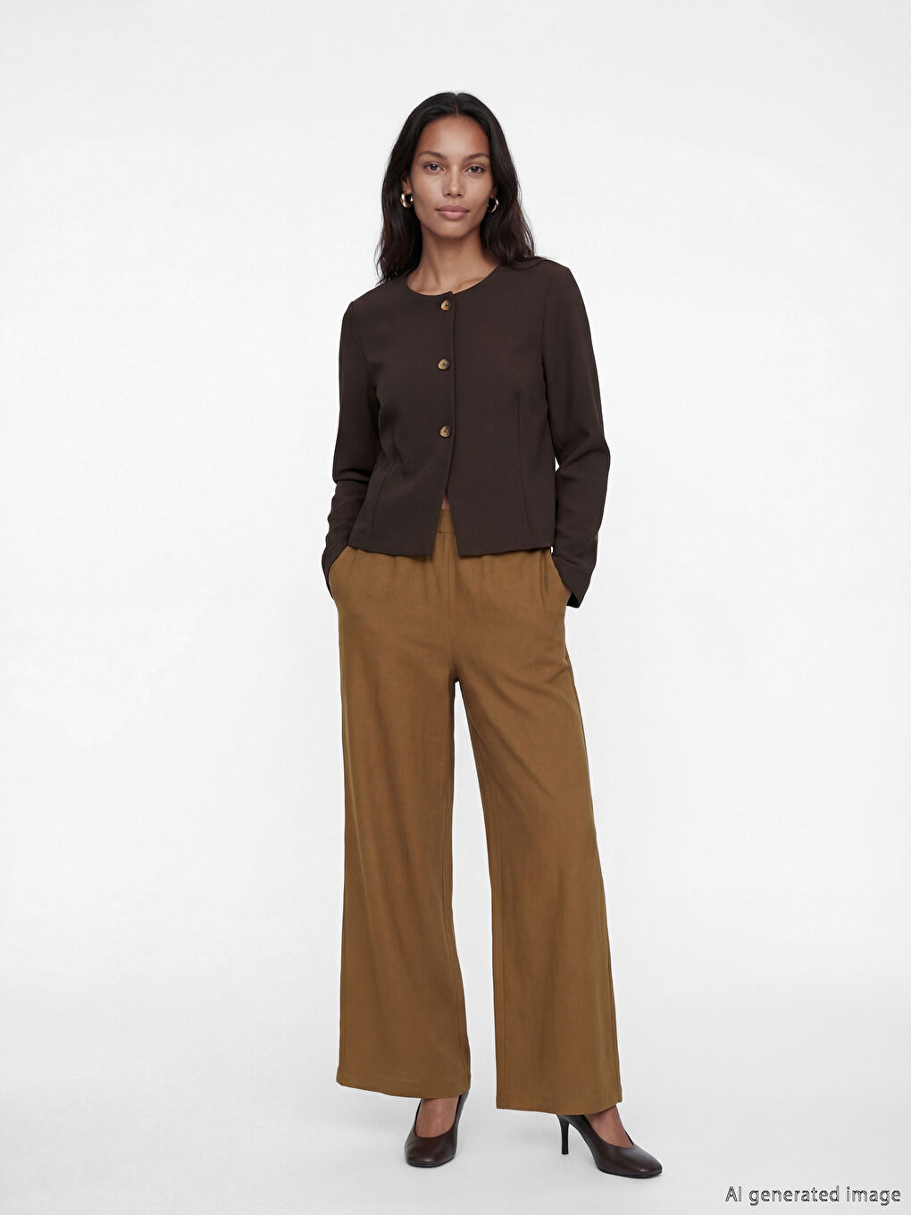 Woman BROWN Jacket-1