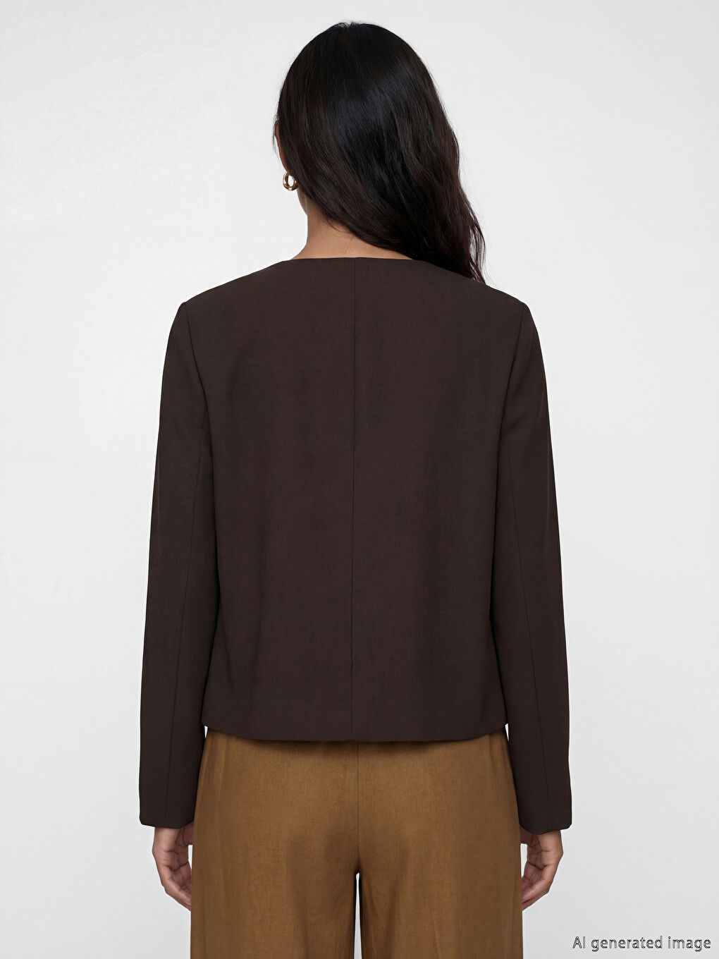 Woman BROWN Jacket-2