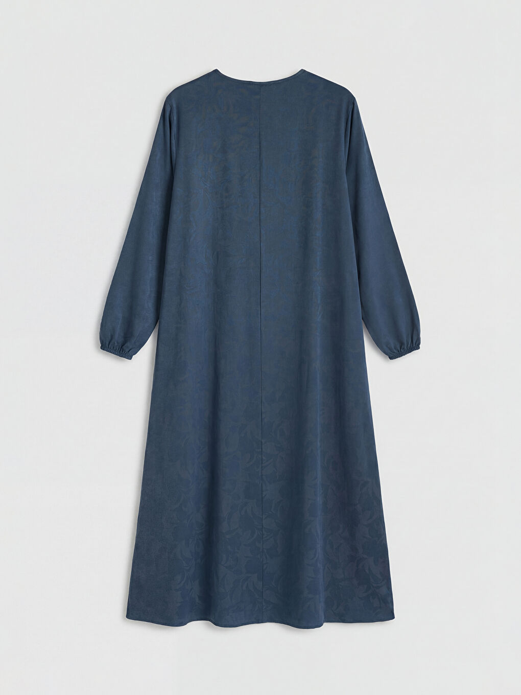 İndigo Bisiklet Yaka A Kesim Elbise-1