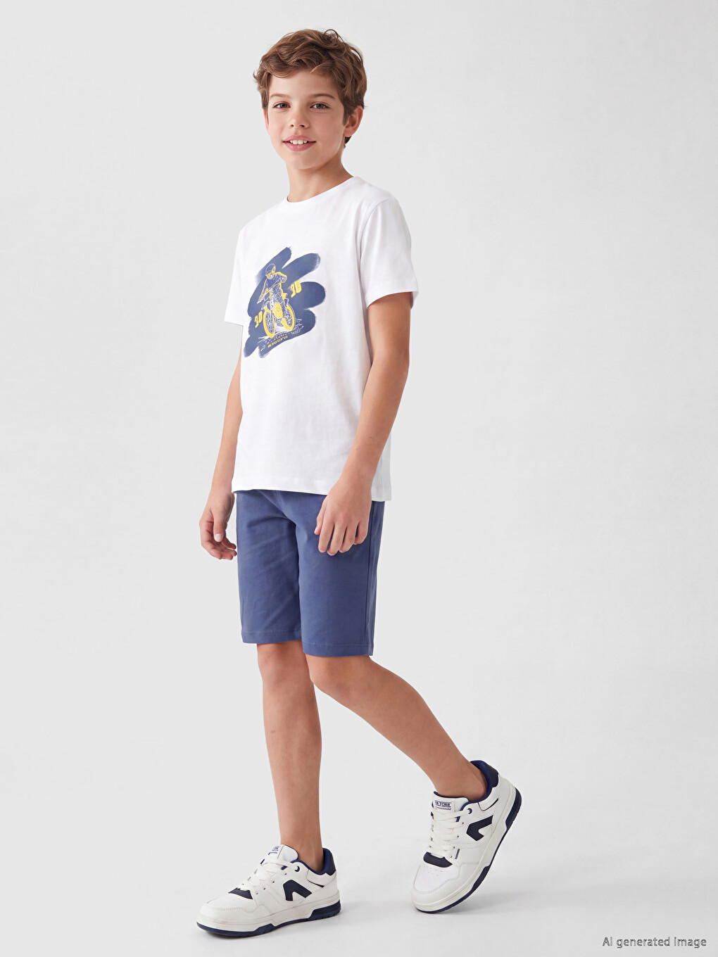 Boys' Printed Shortie Pyjamas Set-1
