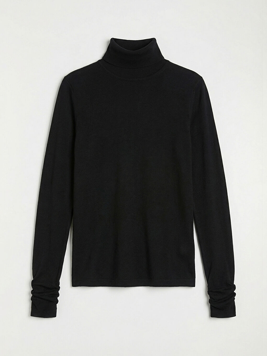 Siyah Dik Yaka Kadın Body