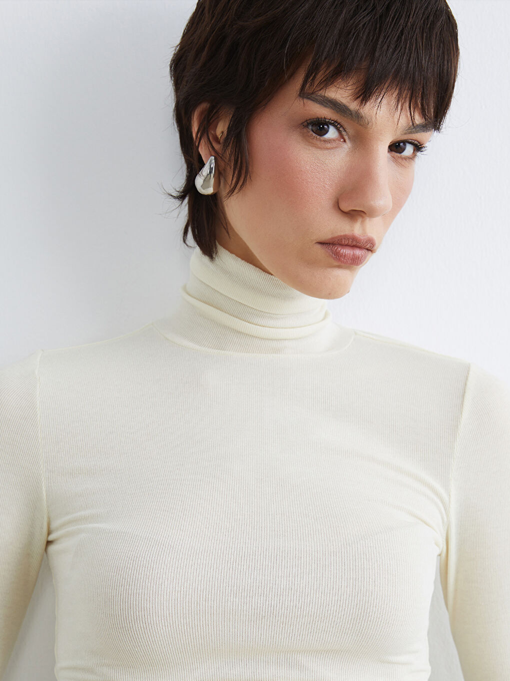 High Neck Women's Bodysuit