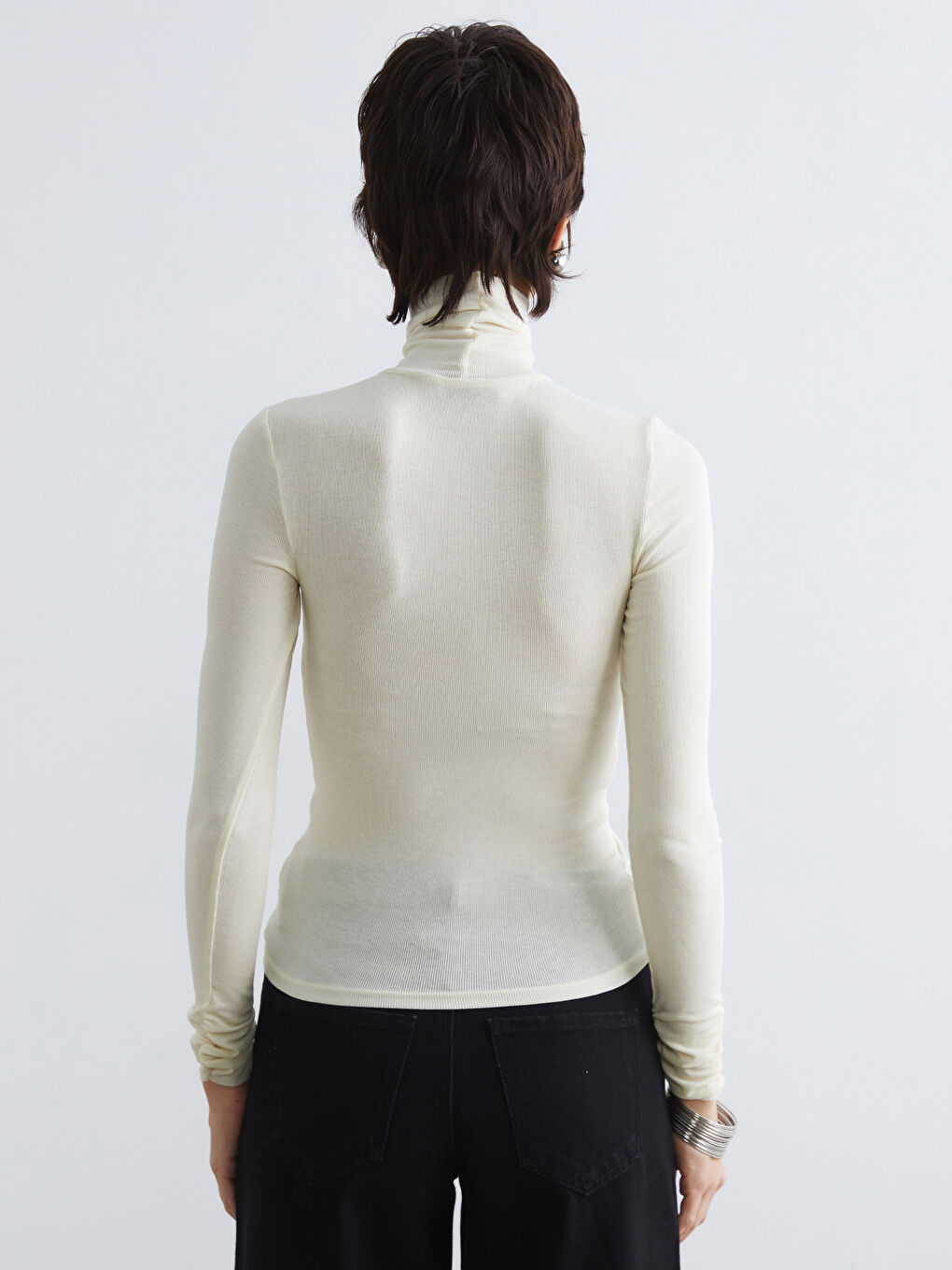 High Neck Women's Bodysuit-3