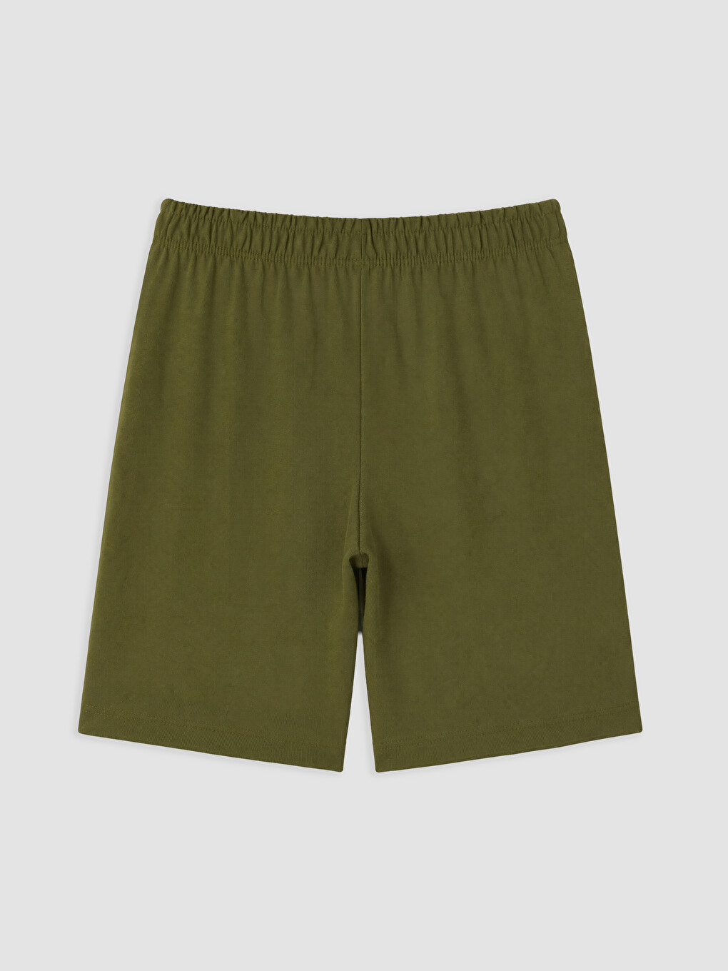 Yeşil Baskılı Erkek Çocuk Şortlu Pijama Takımı-4