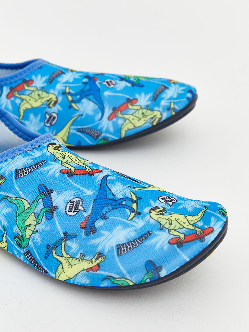 Printed Boys' Aqua Shoes-2