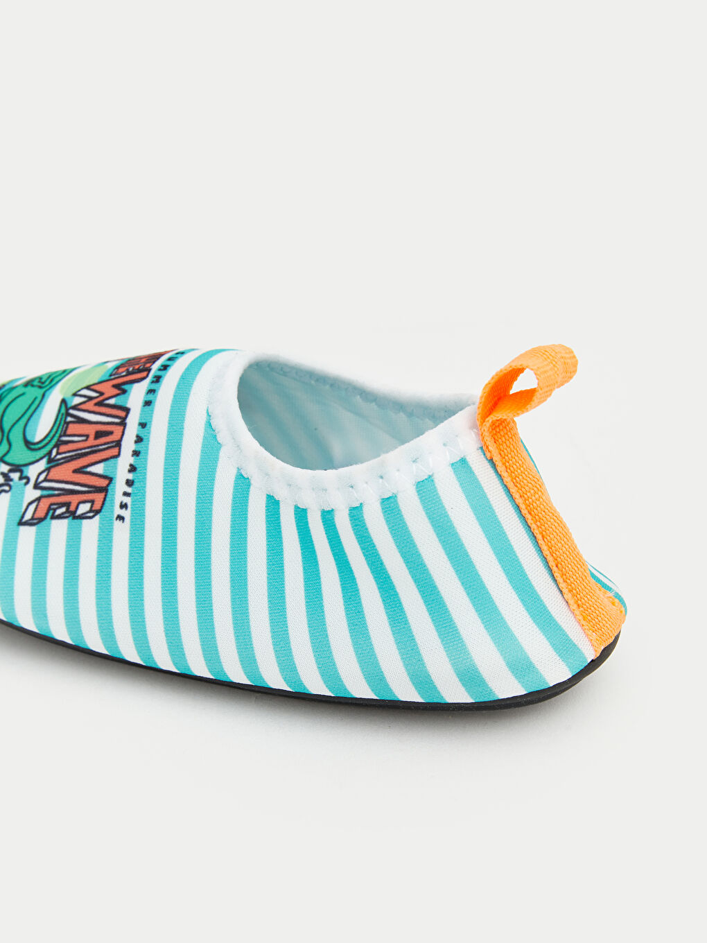 Полосатая и с принтом обувь для плавания для малышей мальчиков-4