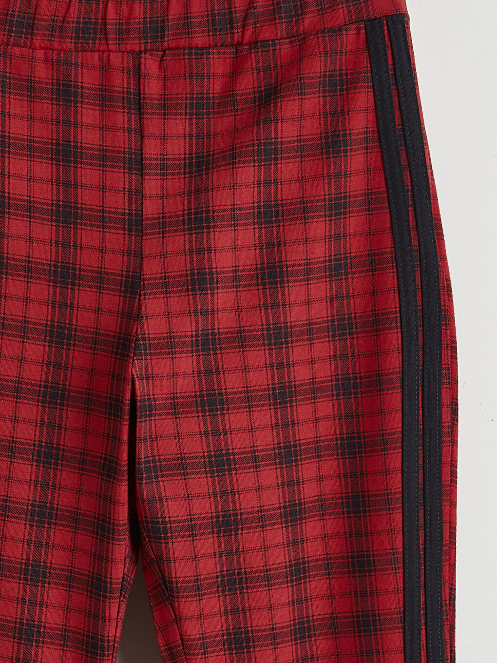 Kırmızı Fiyonk Detaylı İspanyol Paça Kız Çocuk Tayt-2