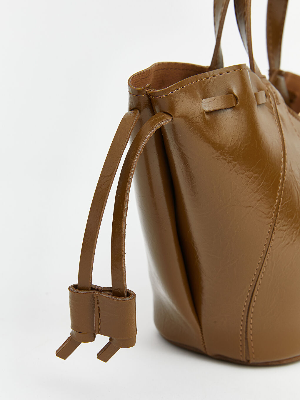 Yeşil Deri Görünümlü Kadın Kol Çantası-2