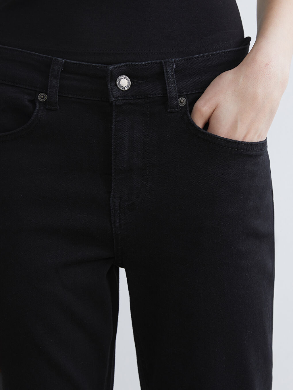 Women's Cropped Flare Jeans-2