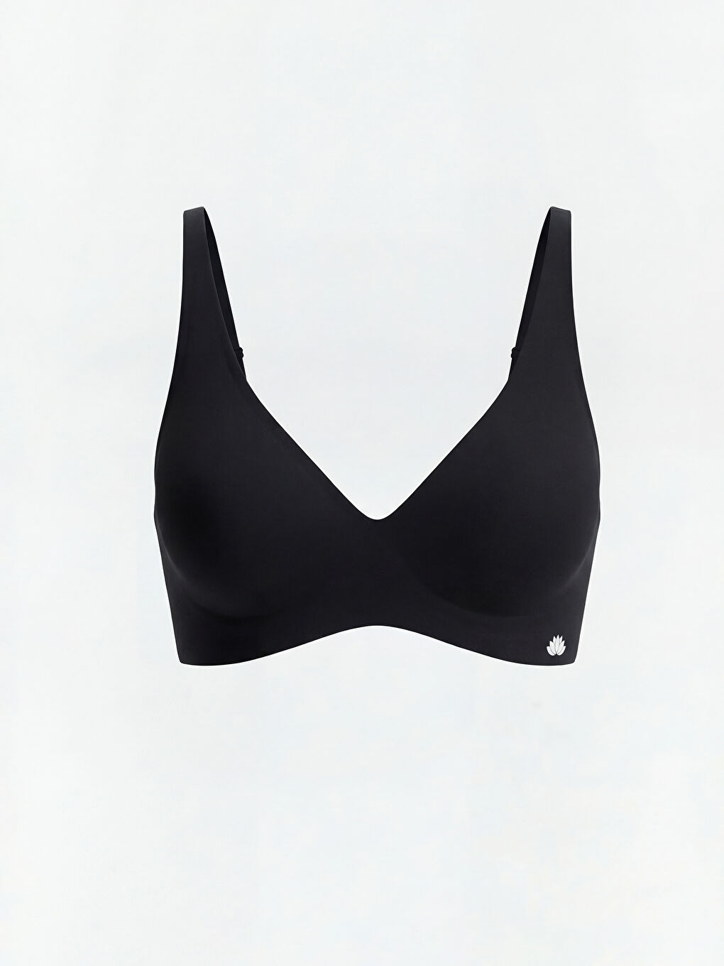 Siyah Balensiz Dolgusuz Üçgen Sütyen