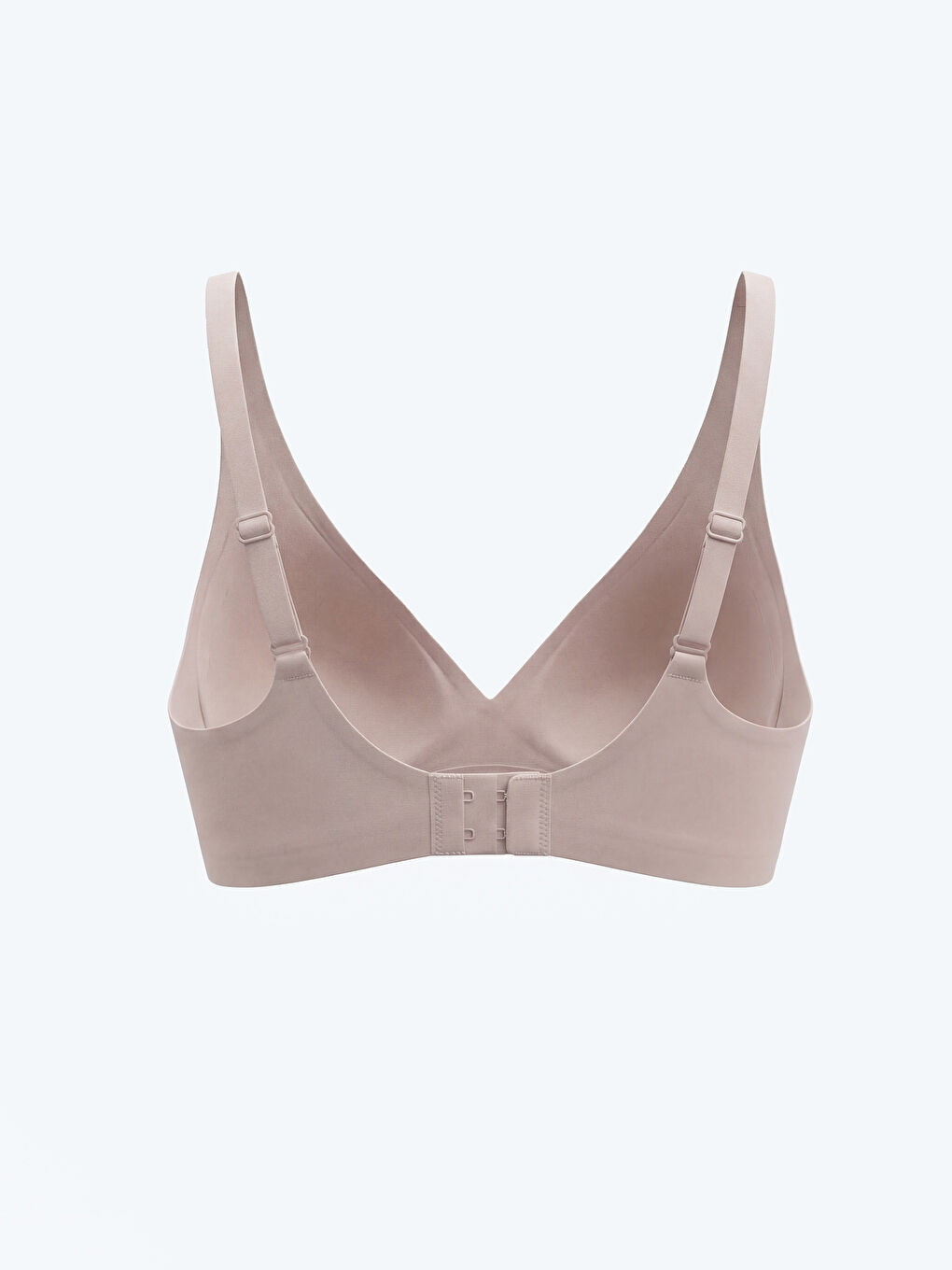 Pembe Balensiz Dolgusuz Üçgen Sütyen-1