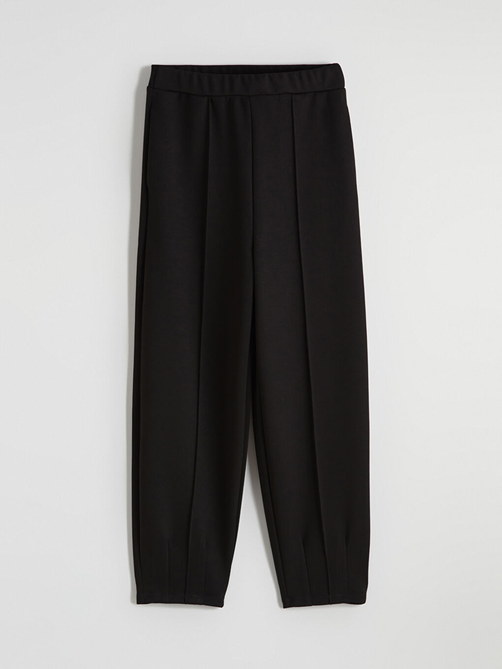 Siyah Beli Lastikli Soft Touch Kadın Eşofman Altı-6