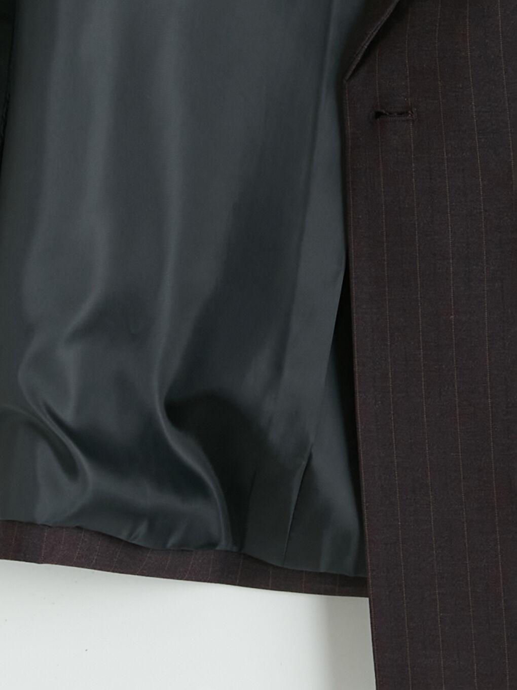 Bordo Kruvaze Yaka Çizgili Kadın Klasik Yelek-2