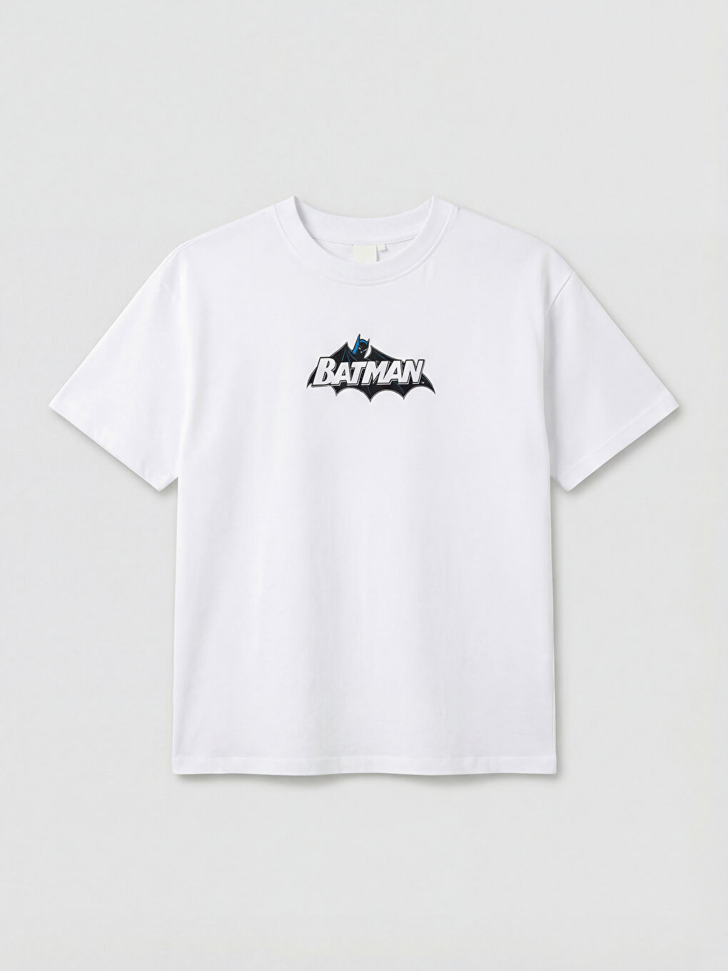 Crew Neck Batman Printed Boys' T-Shirt