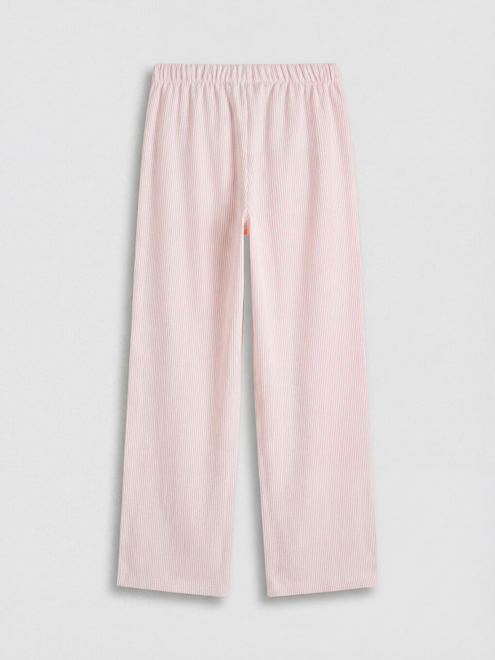 Pembe V Yaka Fiyonklu Kadın Pijama Takım-9