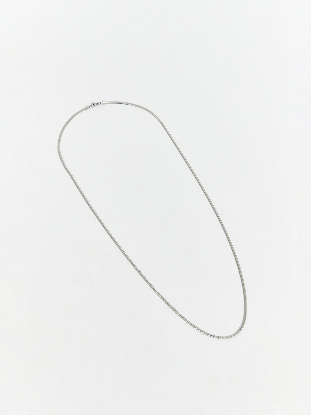 Gri Erkek Zincir Kolye