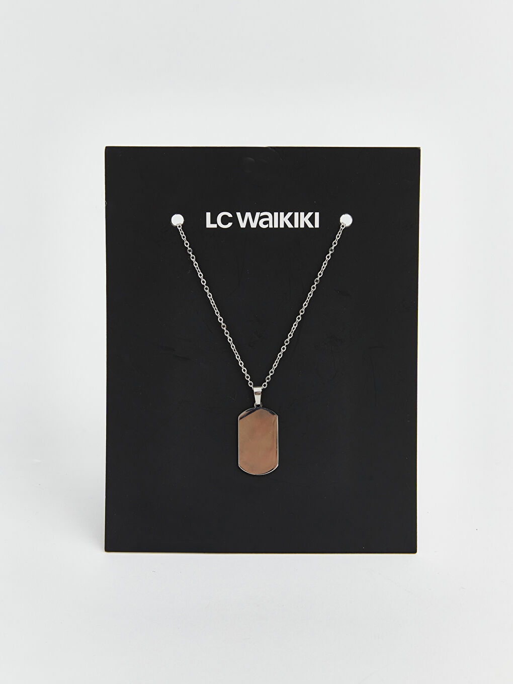 Gri Erkek Zincir Kolye-2