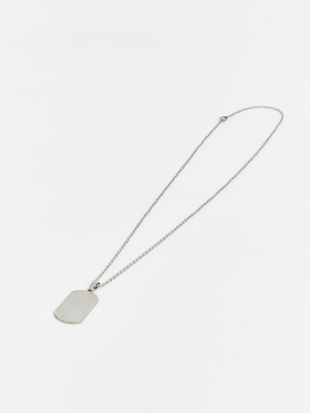 Gri Erkek Zincir Kolye