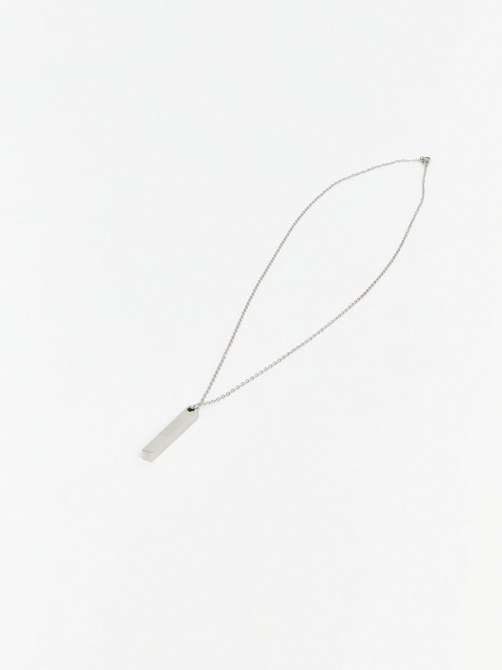 Gri Erkek Zincir Kolye