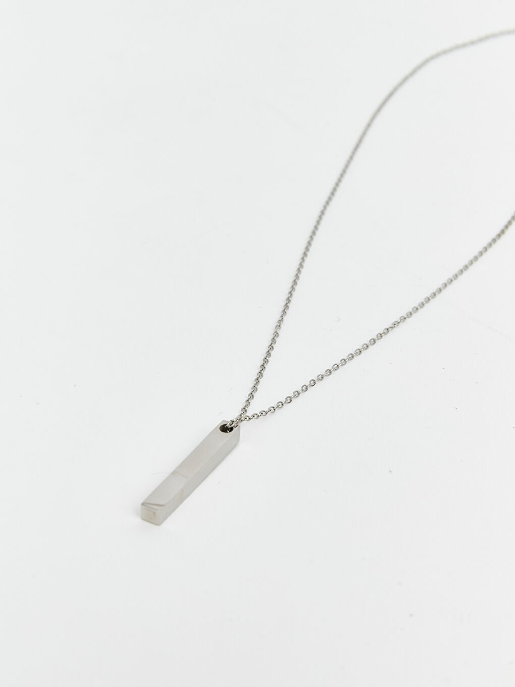 Gri Erkek Zincir Kolye-1