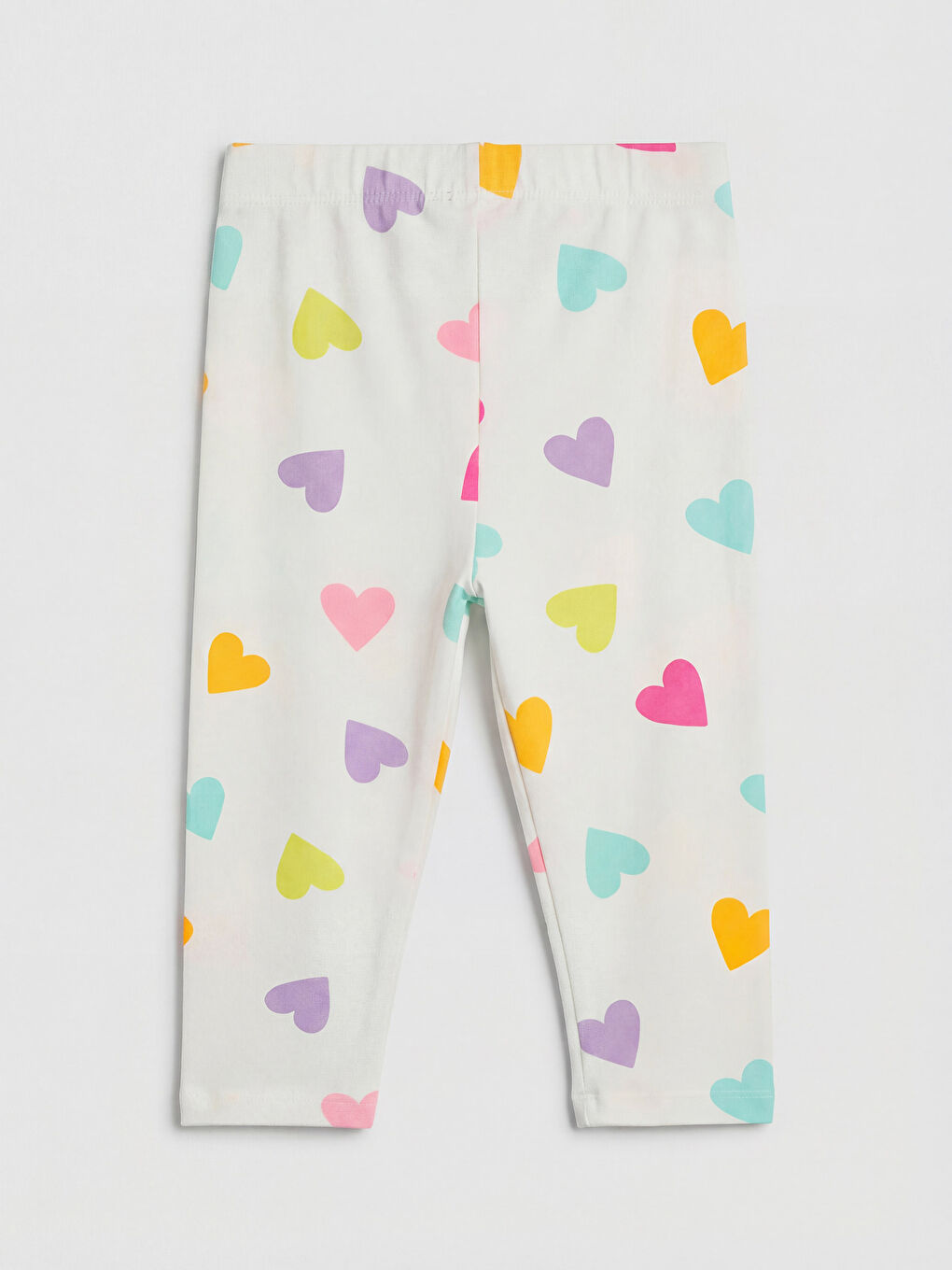 жүрек принті бар қыздарға арналған леггинстер-1