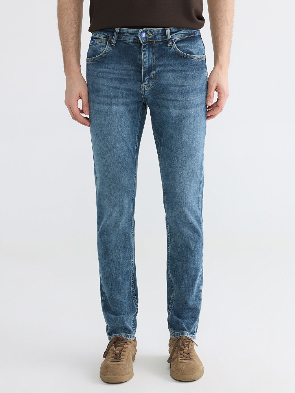 İndigo 750 Slim Fit Erkek Jean Pantolon-1