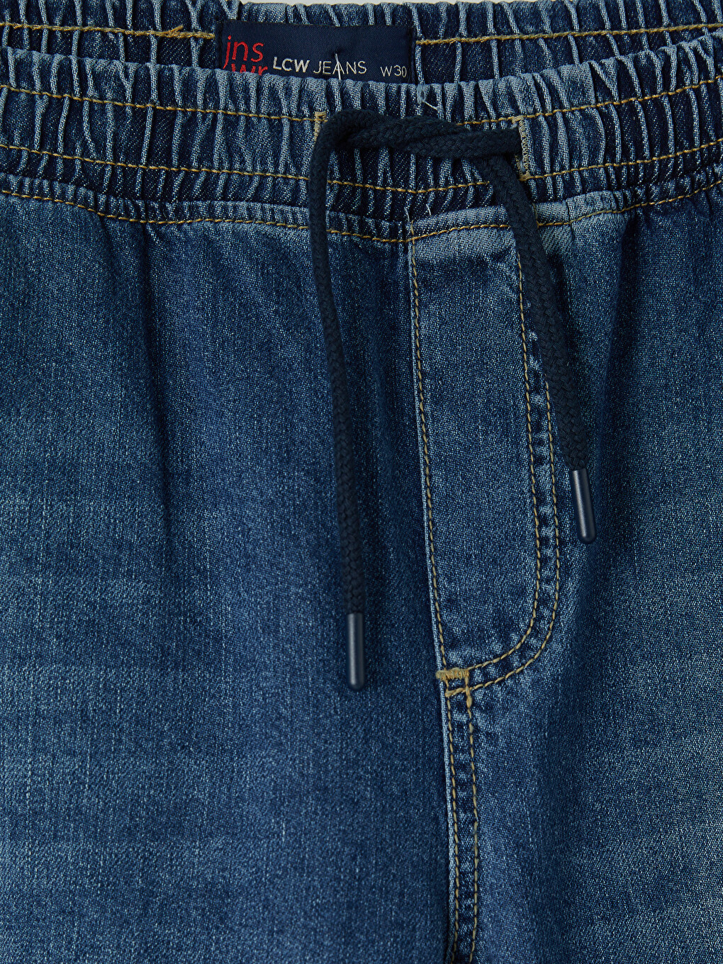 İndigo Baggy Fit Erkek Jean Pantolon-2