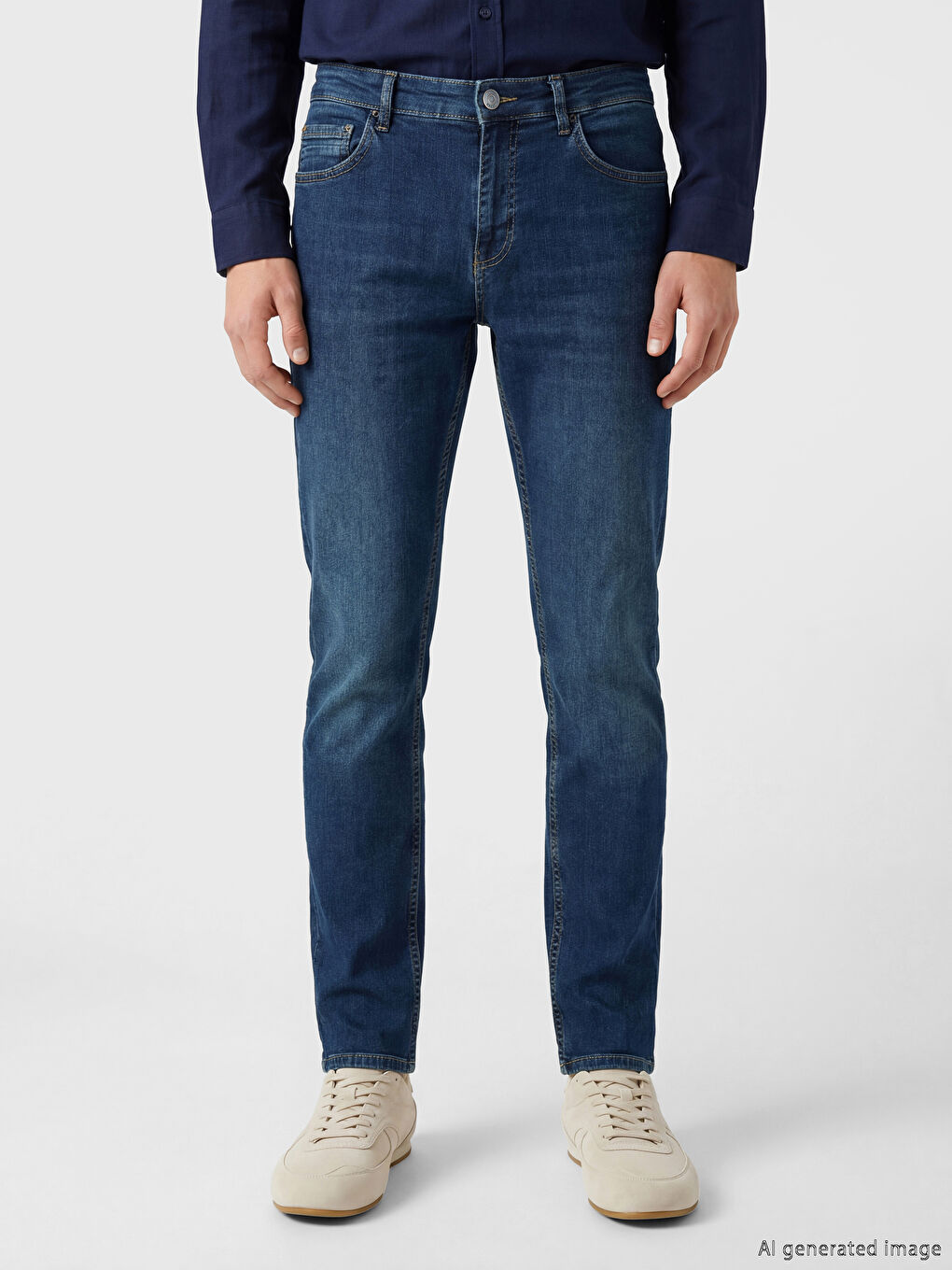 İndigo 750 Slim Fit Erkek Jean Pantolon-1