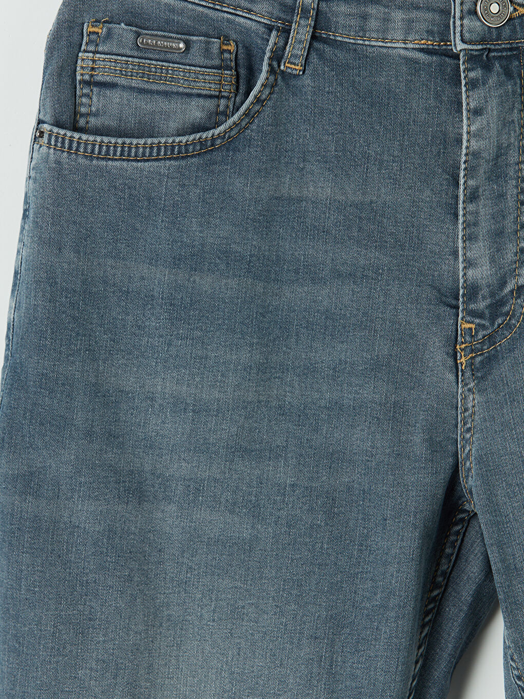 Gri 779 Regular Fit Erkek Jean Pantolon-6