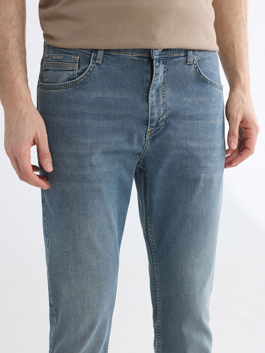 Gri 779 Regular Fit Erkek Jean Pantolon-2