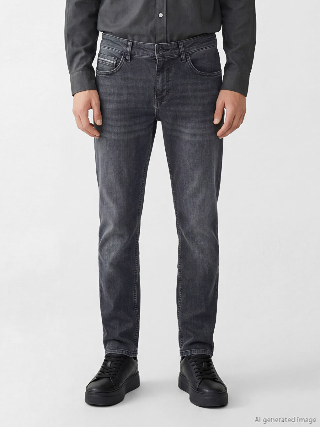 Antrasit 779 Regular Fit Erkek Jean Pantolon-1