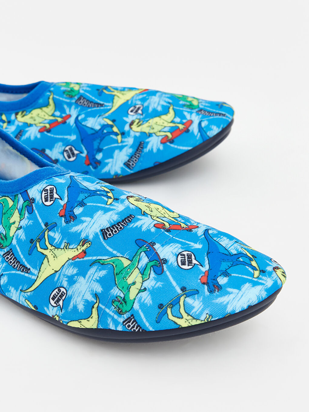 Mavi Baskılı Erkek Çocuk Deniz Ayakkabısı-2