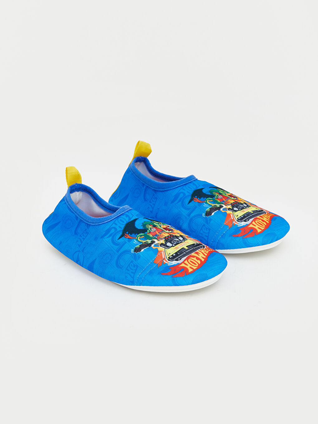 Mavi Hot Wheels Baskılı Erkek Çocuk Deniz Ayakkabısı