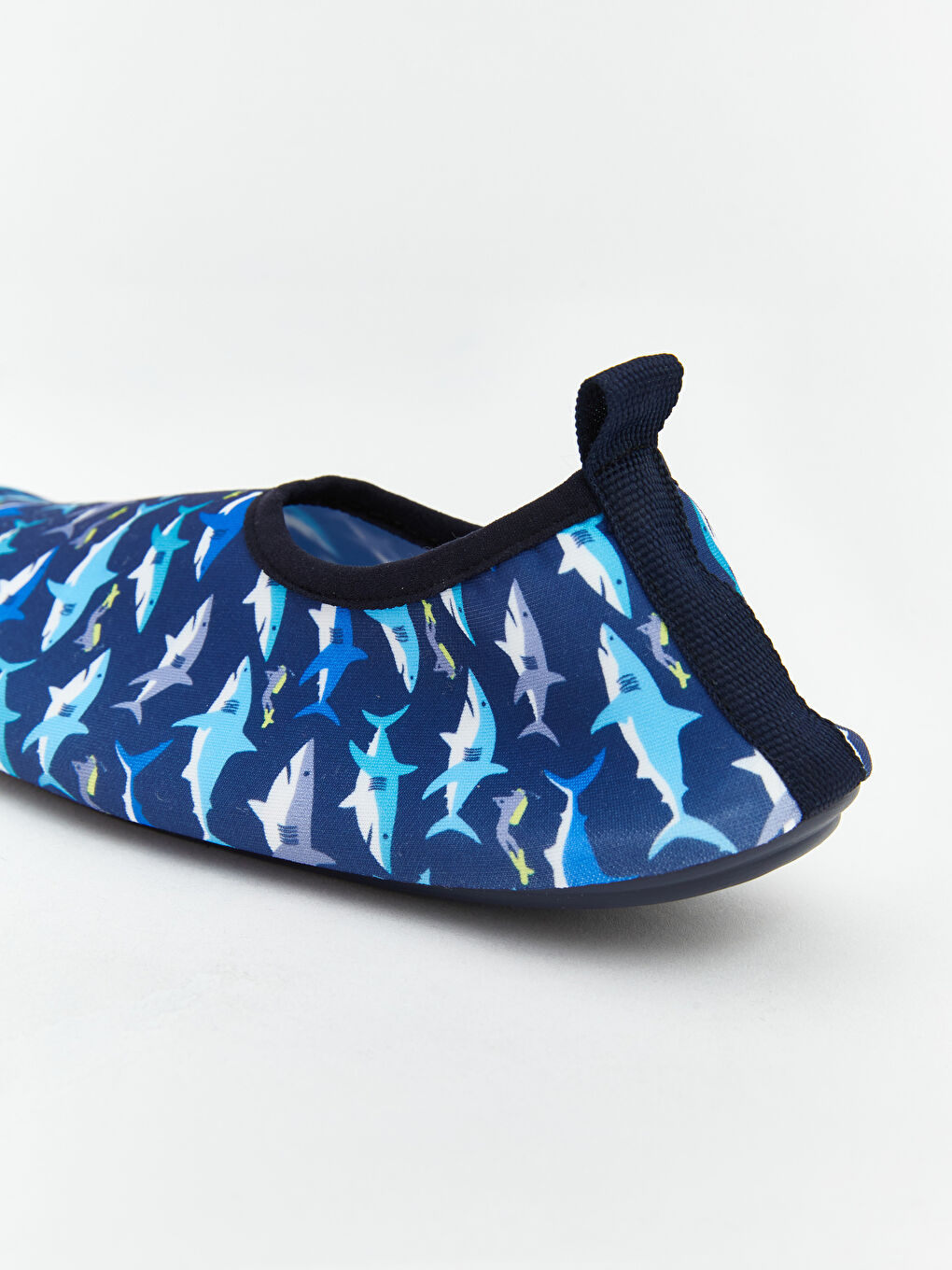 Lacivert Köpek Balığı Baskılı Erkek Çocuk Deniz Ayakkabısı-3