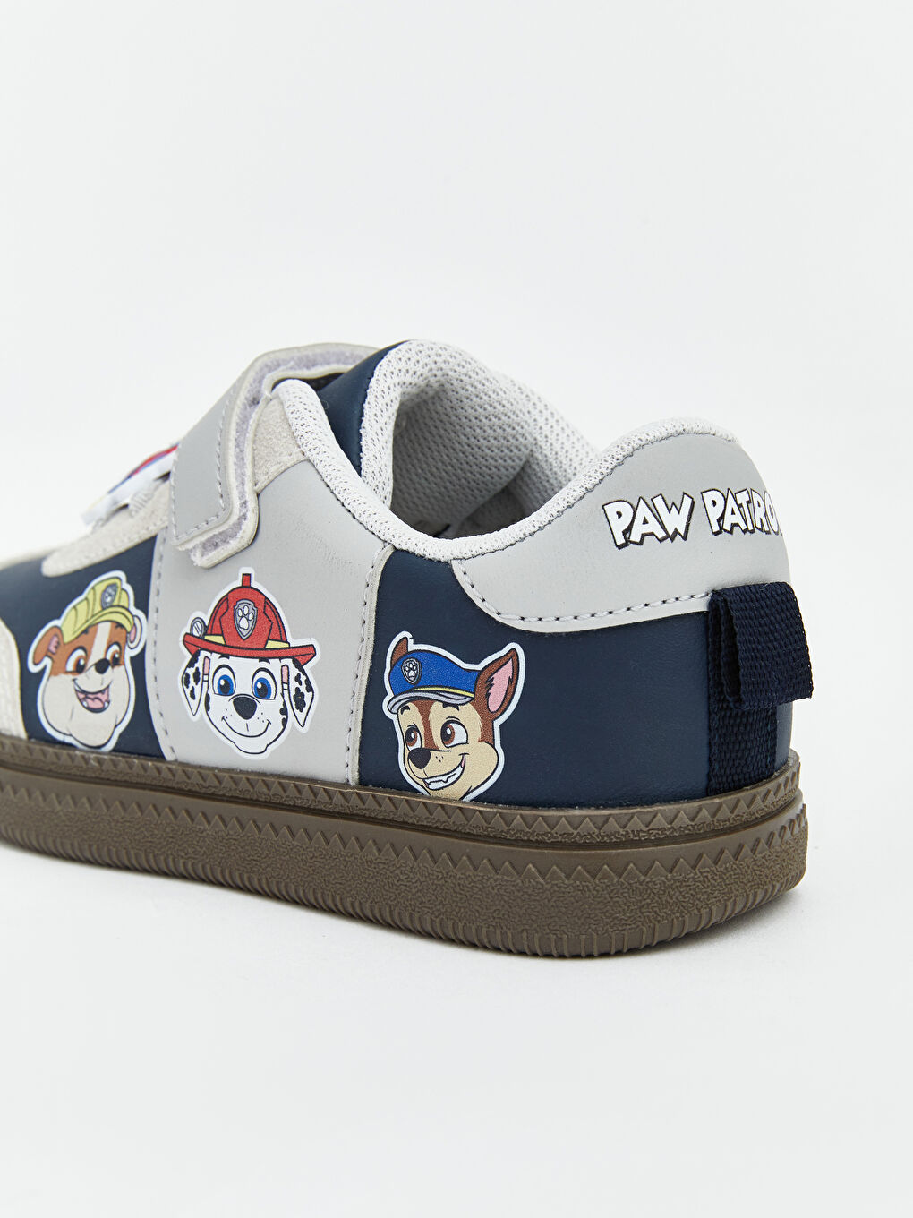Gri Paw Patrol Baskılı Erkek Bebek Spor Ayakkabı-4