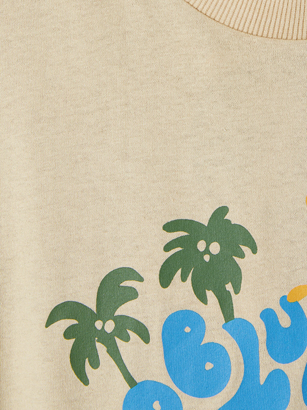 Bej Erkek Çocuk Baskılı Şortlu Pijama Takımı-5