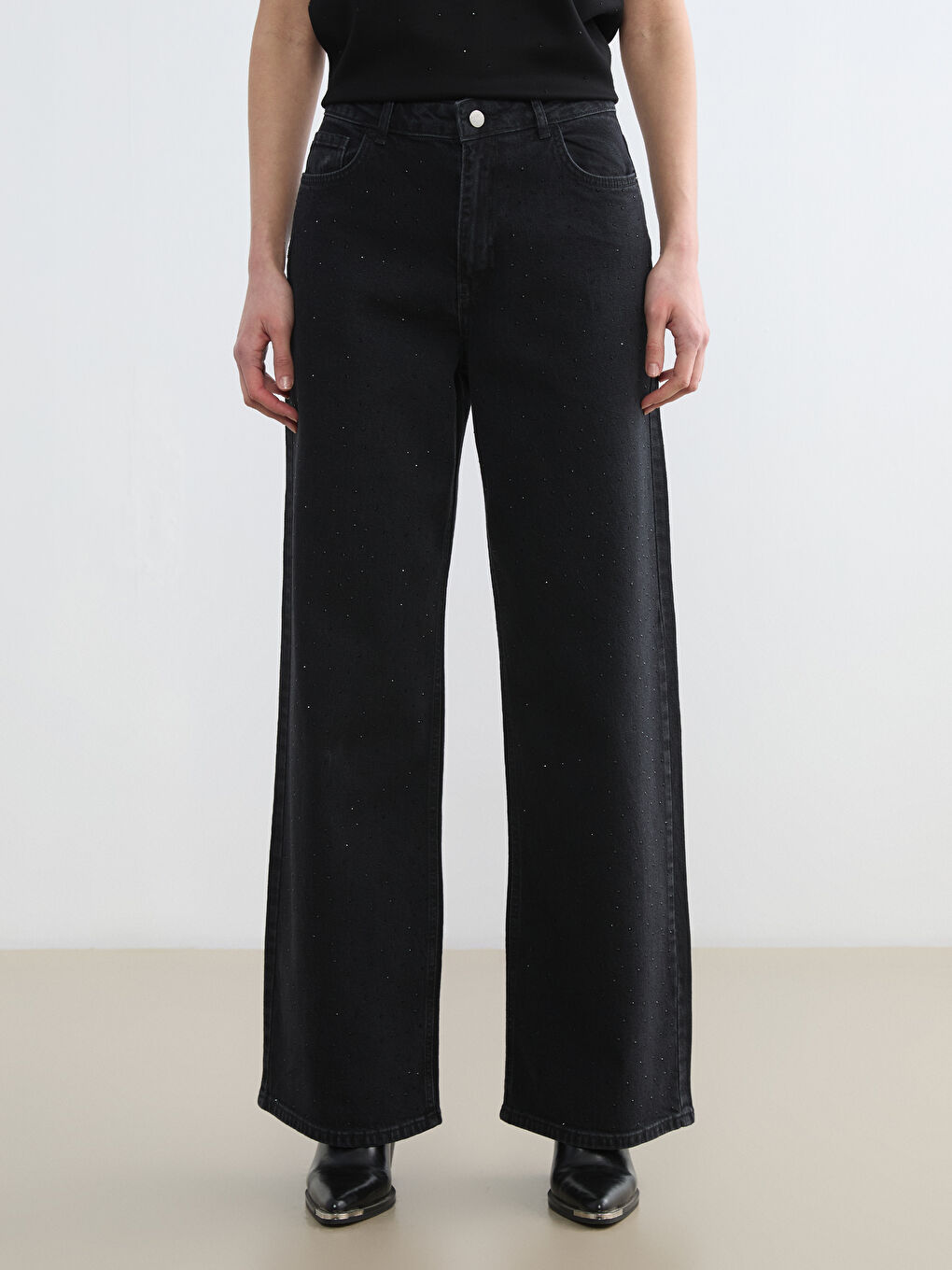 جينز رمادي امرأة-1