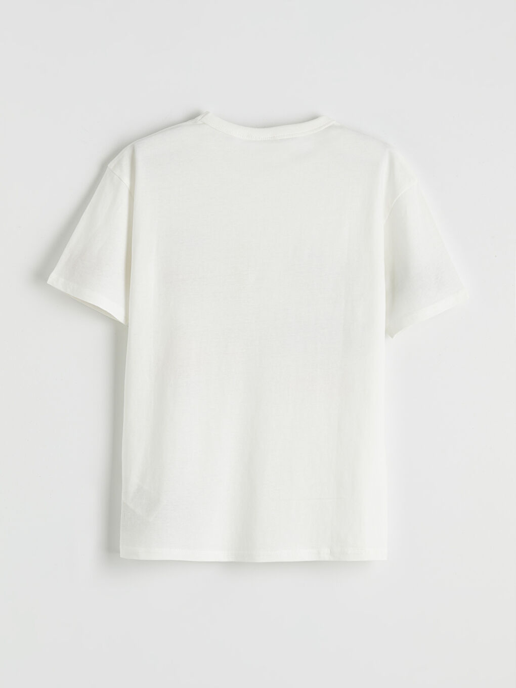 Ekru Bisiklet Yaka Stumble Guys Baskılı Erkek Çocuk Tişört-1