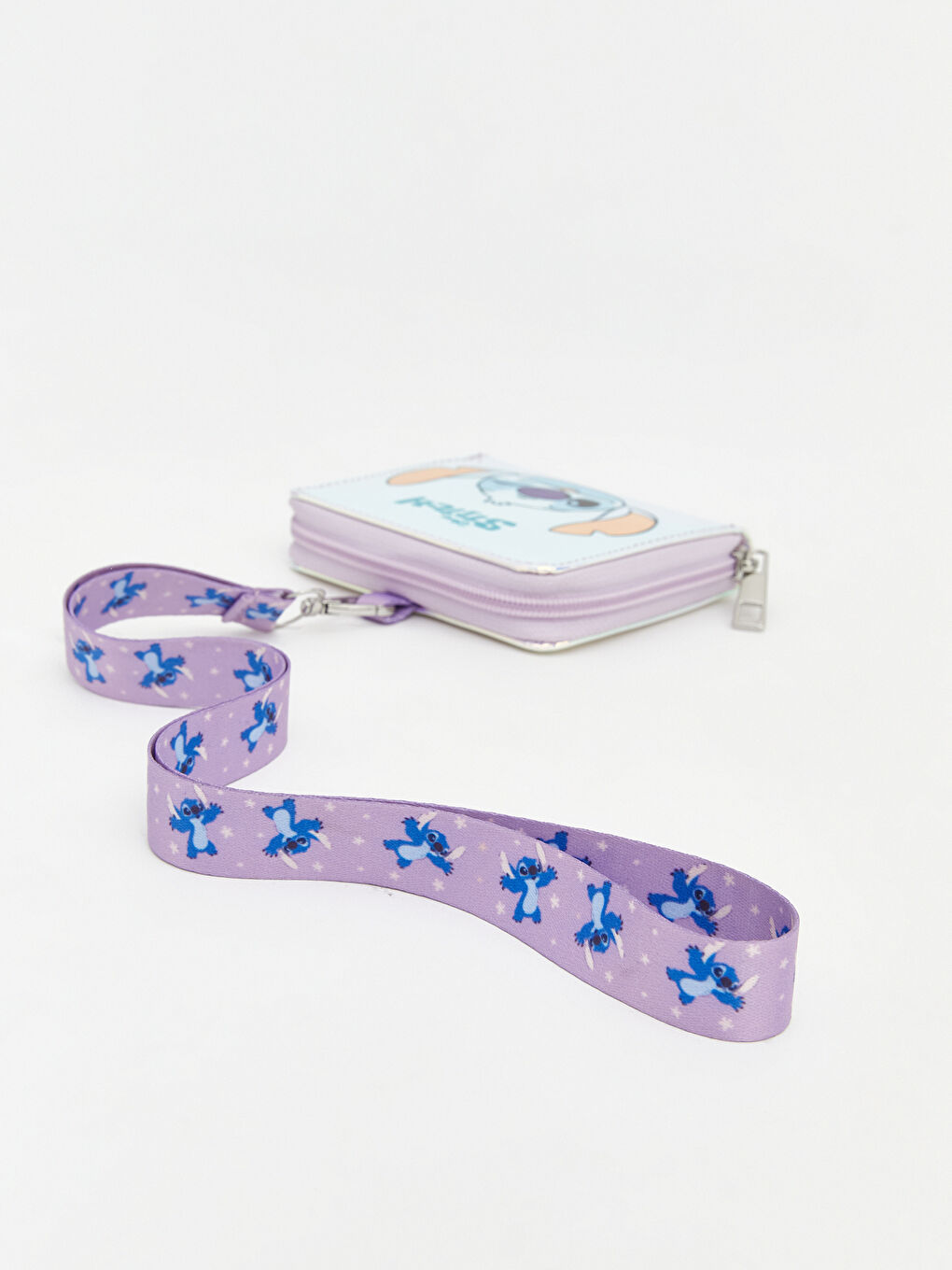 Karışık Stitch Baskılı Kız Çocuk Cüzdan-1