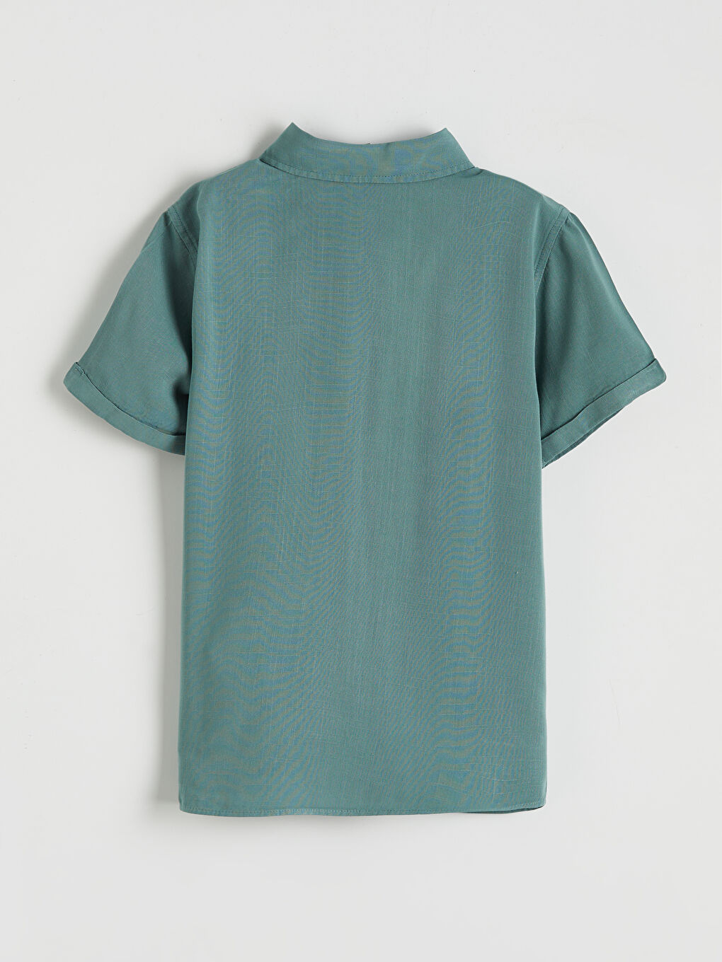 Yeşil Regular Fit Erkek Çocuk Gömlek-1