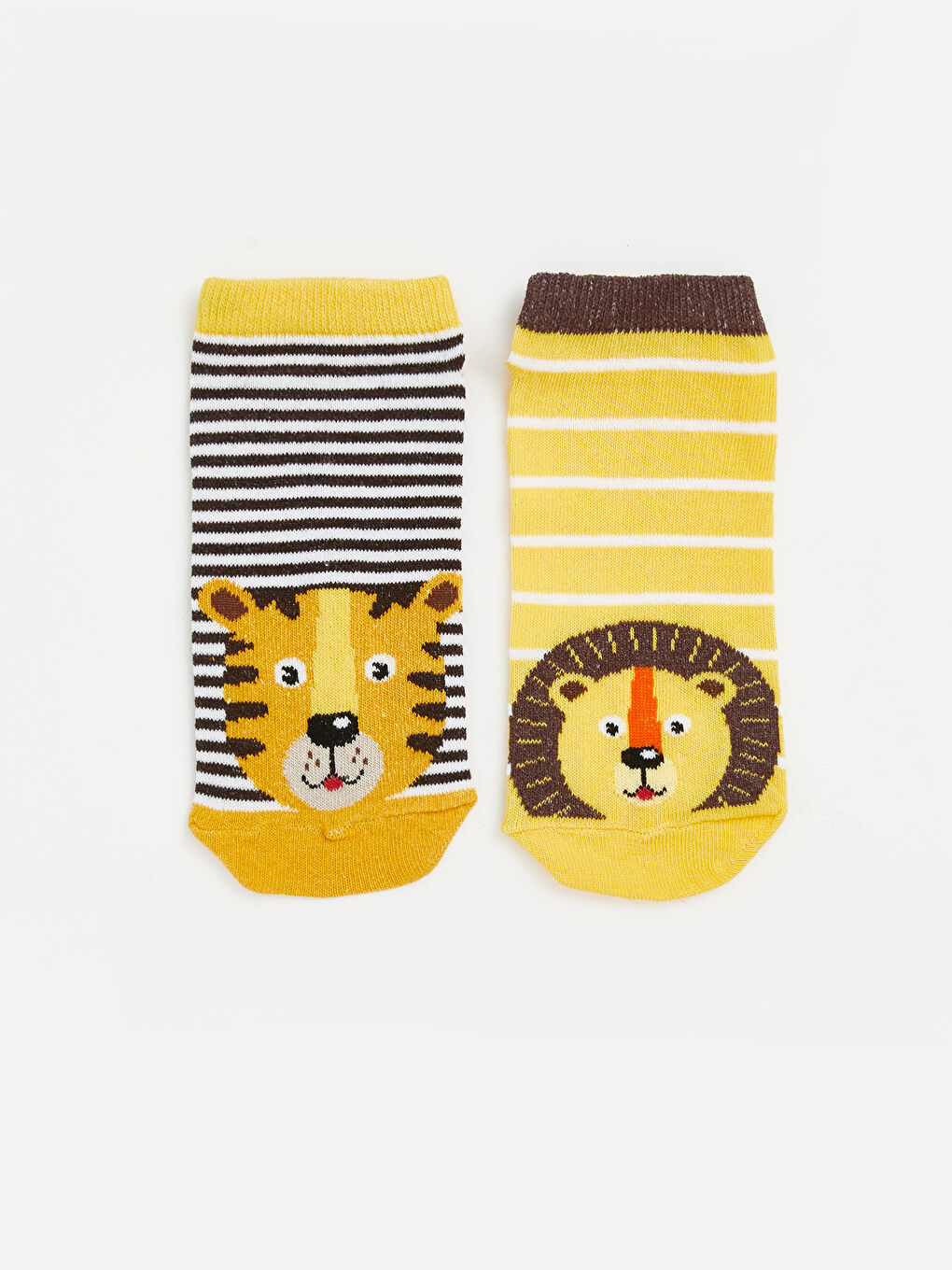 Karışık Desenli Erkek Çocuk Patik Çorap 3'lü-1