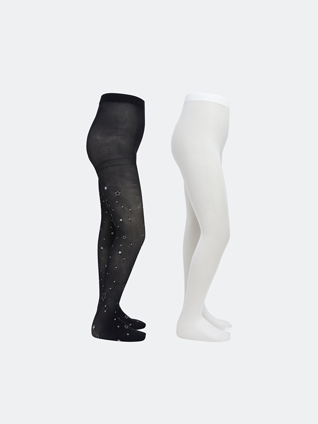 Girls' Fine Tights 2-Pack