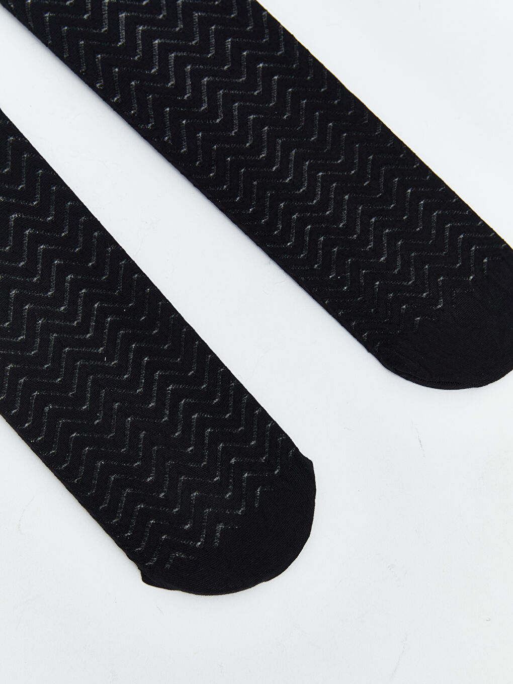 Siyah Kız Çocuk Külotlu Çorap 2'li-2