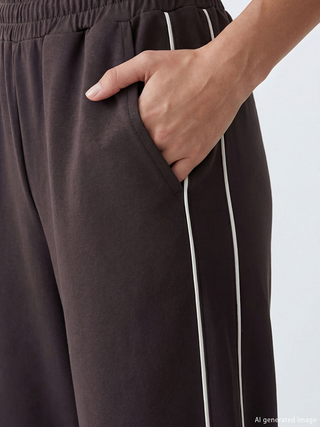 Elasticated Waist Soft Touch Women's Sweatpants-2