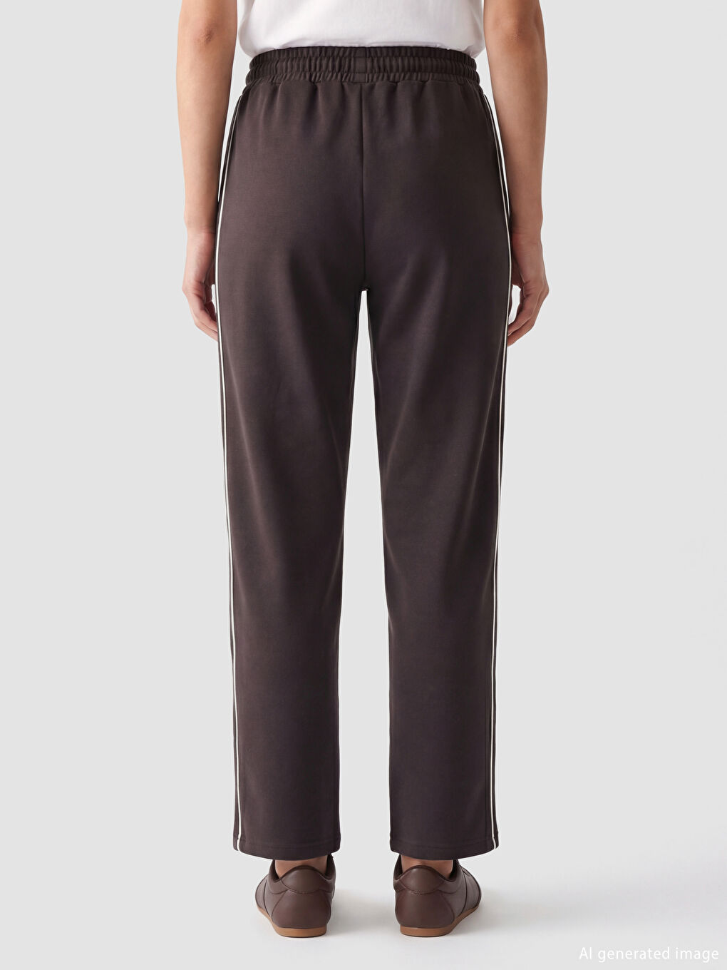 Elasticated Waist Soft Touch Women's Sweatpants-3