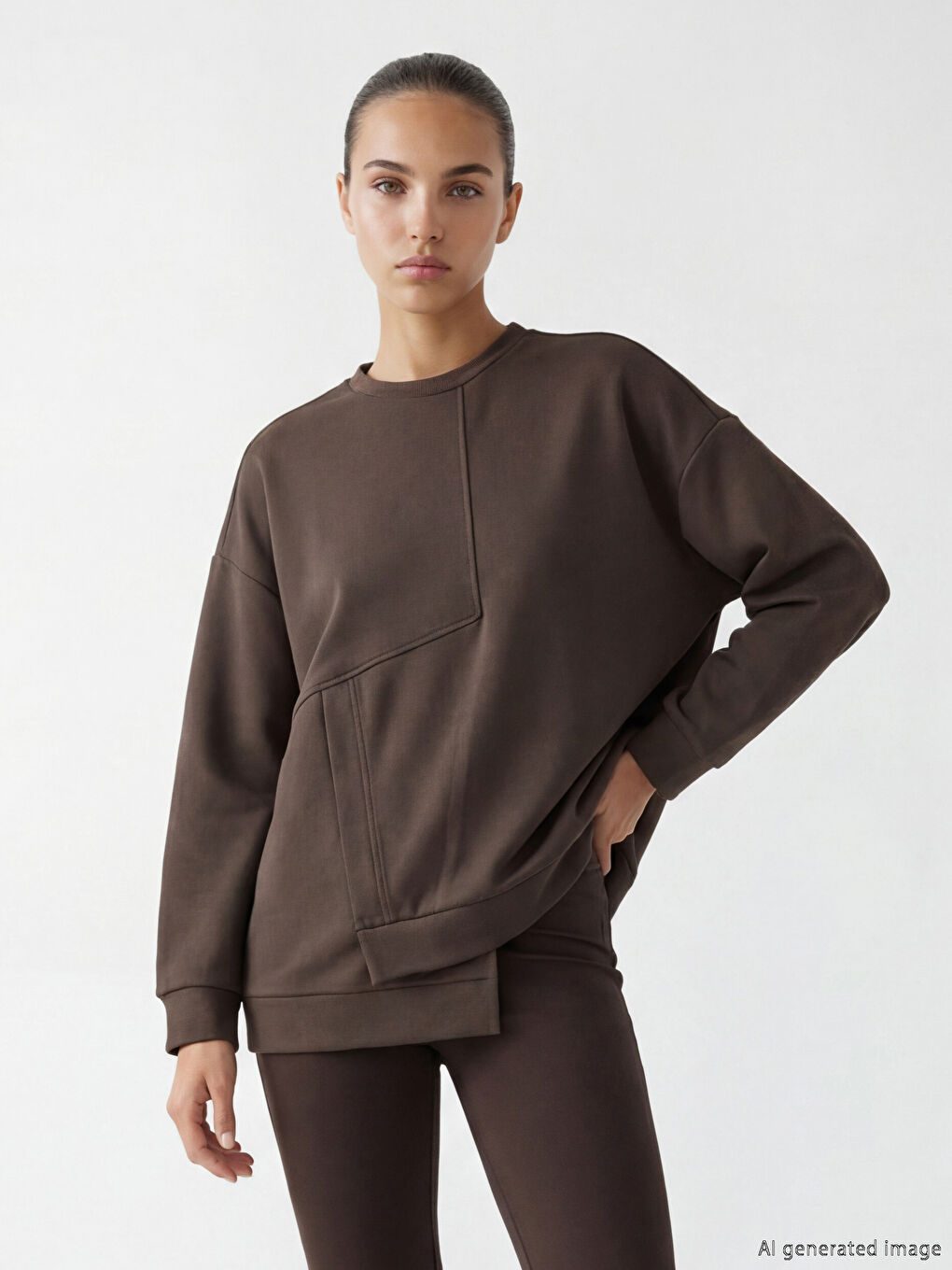 Sweat-shirt KAKI Femme